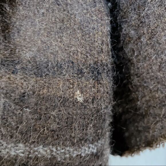 ISABEL MARANT Idoa wool mohair blend blank Kaftan Vest - Picture 11 of 12